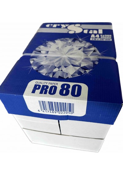 Купити Папір офісний Crystal Pro 80 А4 80 г/м2, 500 арк., клас С в Україні недорого